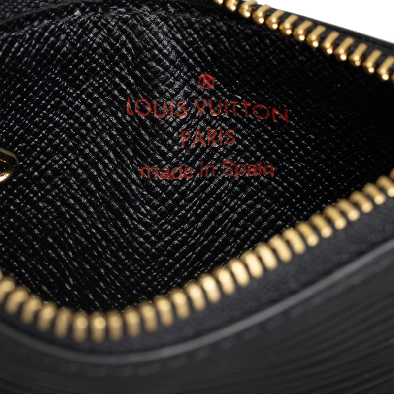 Louis Vuitton Epi Pochetteclare Coin Case M63802 Noneir Black Leather  Louis Vuitton