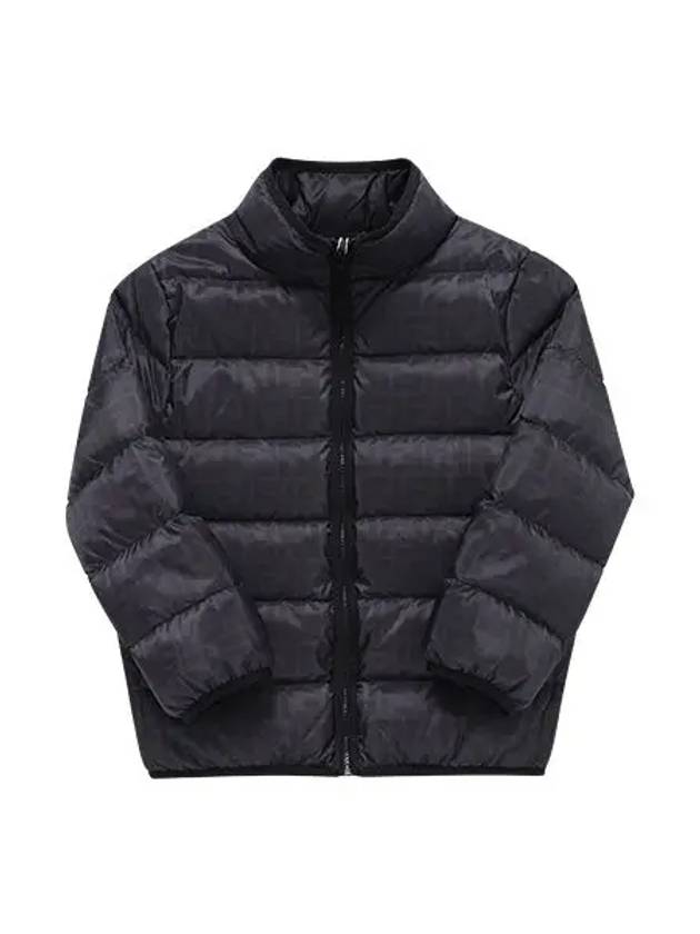Luxury Fendi Kids Monogram Pattern Padding Black