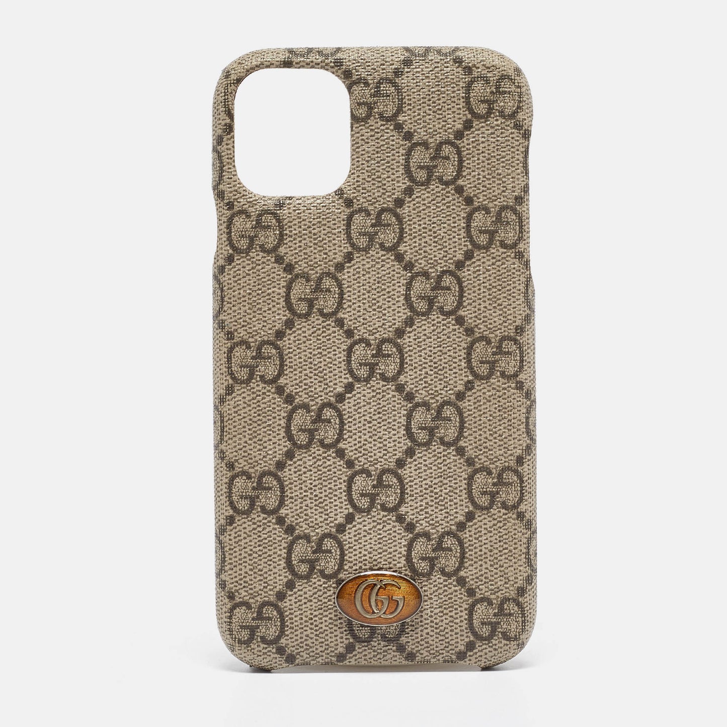 Luxury Gucci Trending 2025 Beige GG Supreme Canvas Ophidia iPhone 11 Pro Max Case
