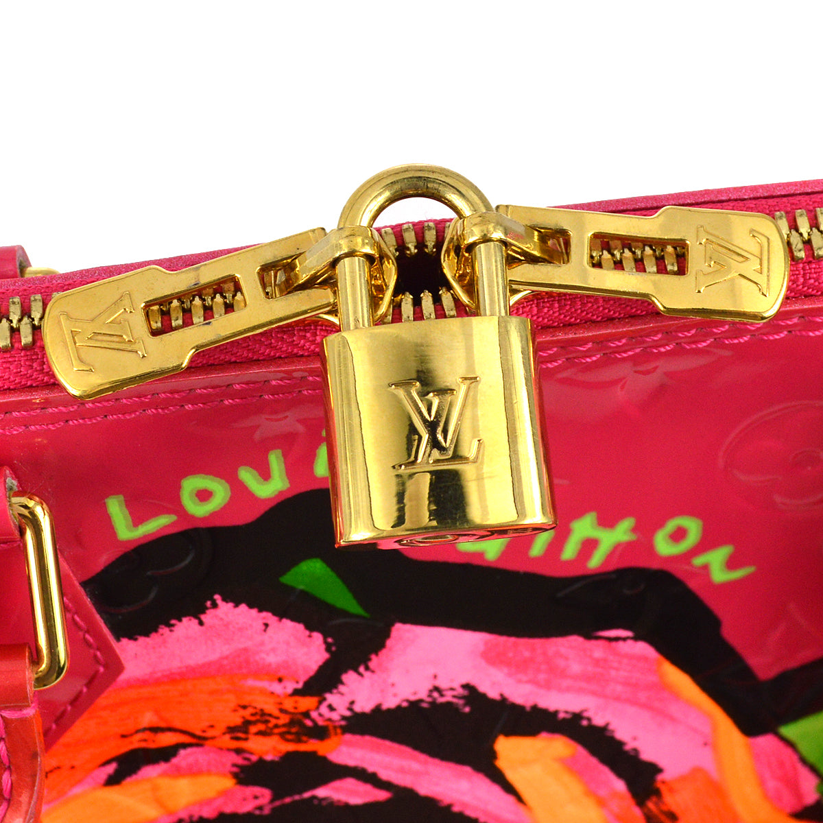 Louis Vuitton 2009 Pink Vernis Alma MM M93686