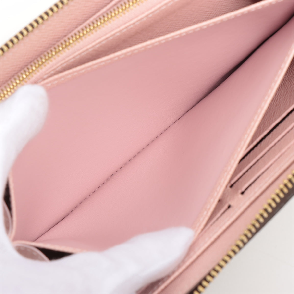 Louis Vuitton Monogram  Wallet M41894 Rose Valerie Round Zip Wallet