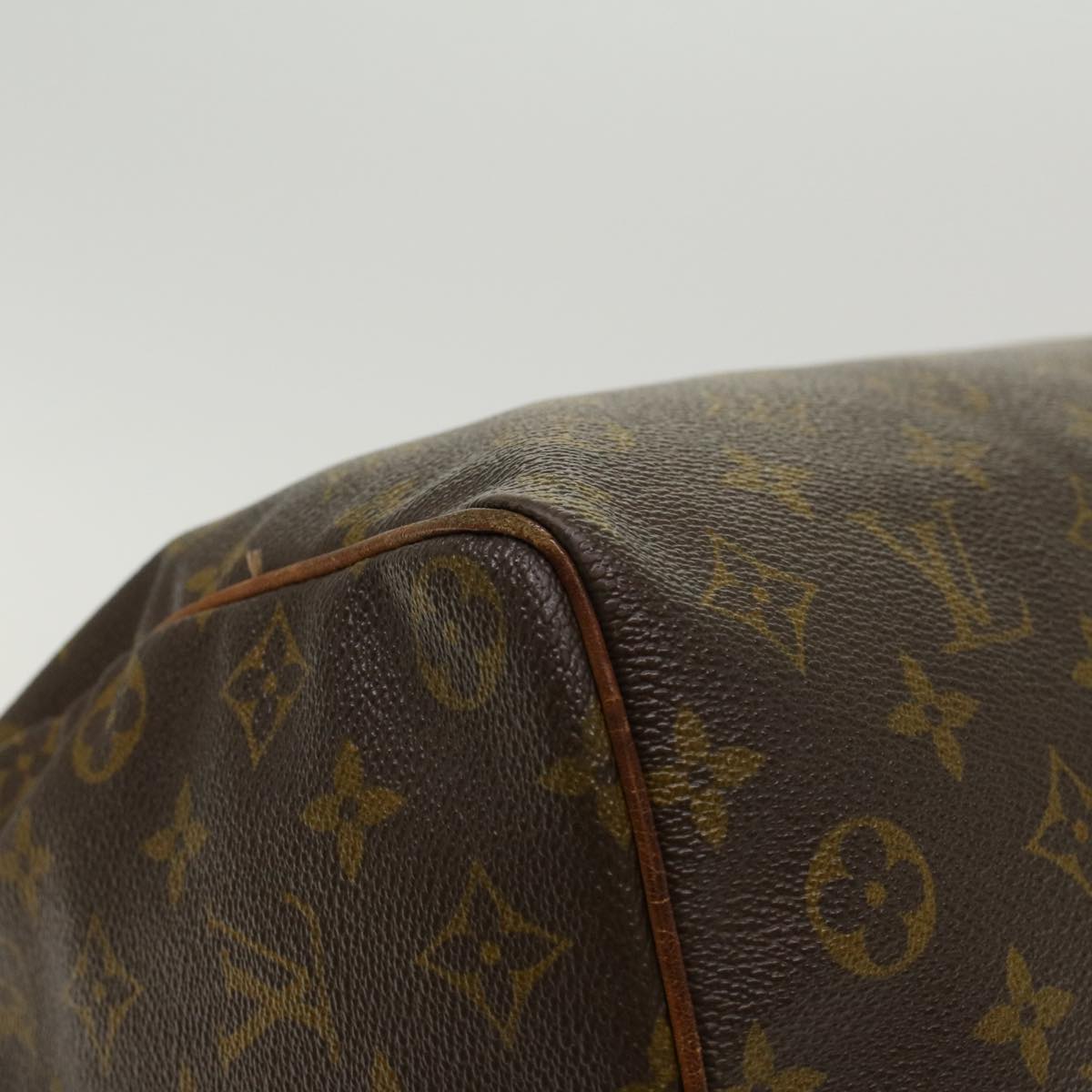 LOUIS VUITTON Monogram Speedy 35 Hand Bag M41524 LV 42000