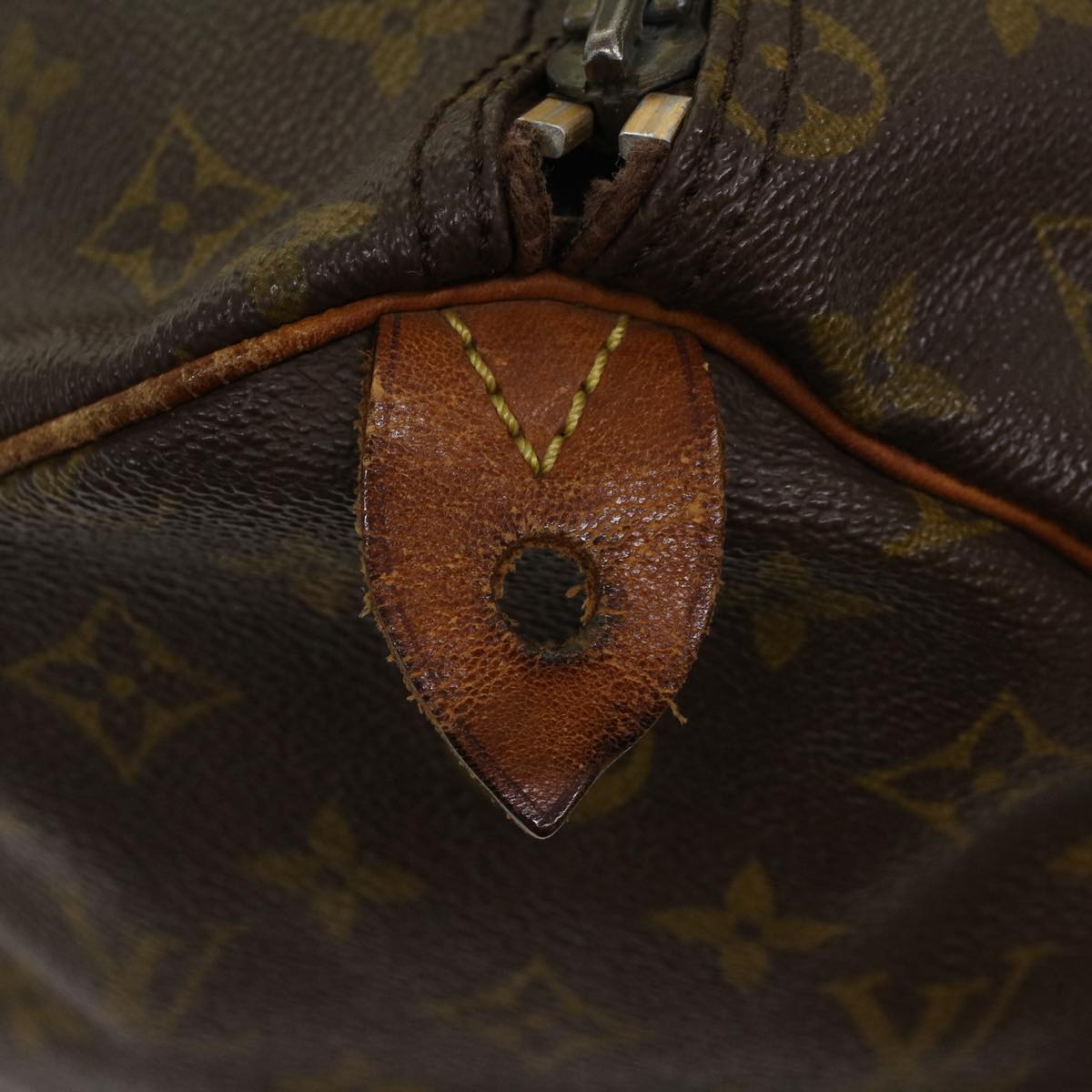 LOUIS VUITTON Monogram Speedy 35 Hand Bag M41524 LV 42000