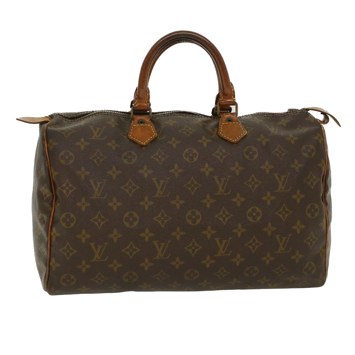 LOUIS VUITTON Monogram Speedy 35 Hand Bag M41524 LV 42000