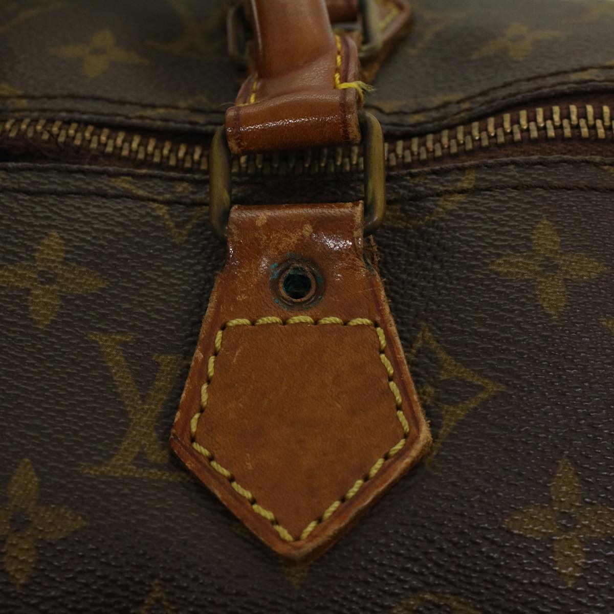 LOUIS VUITTON Monogram Speedy 35 Hand Bag M41524 LV 42000