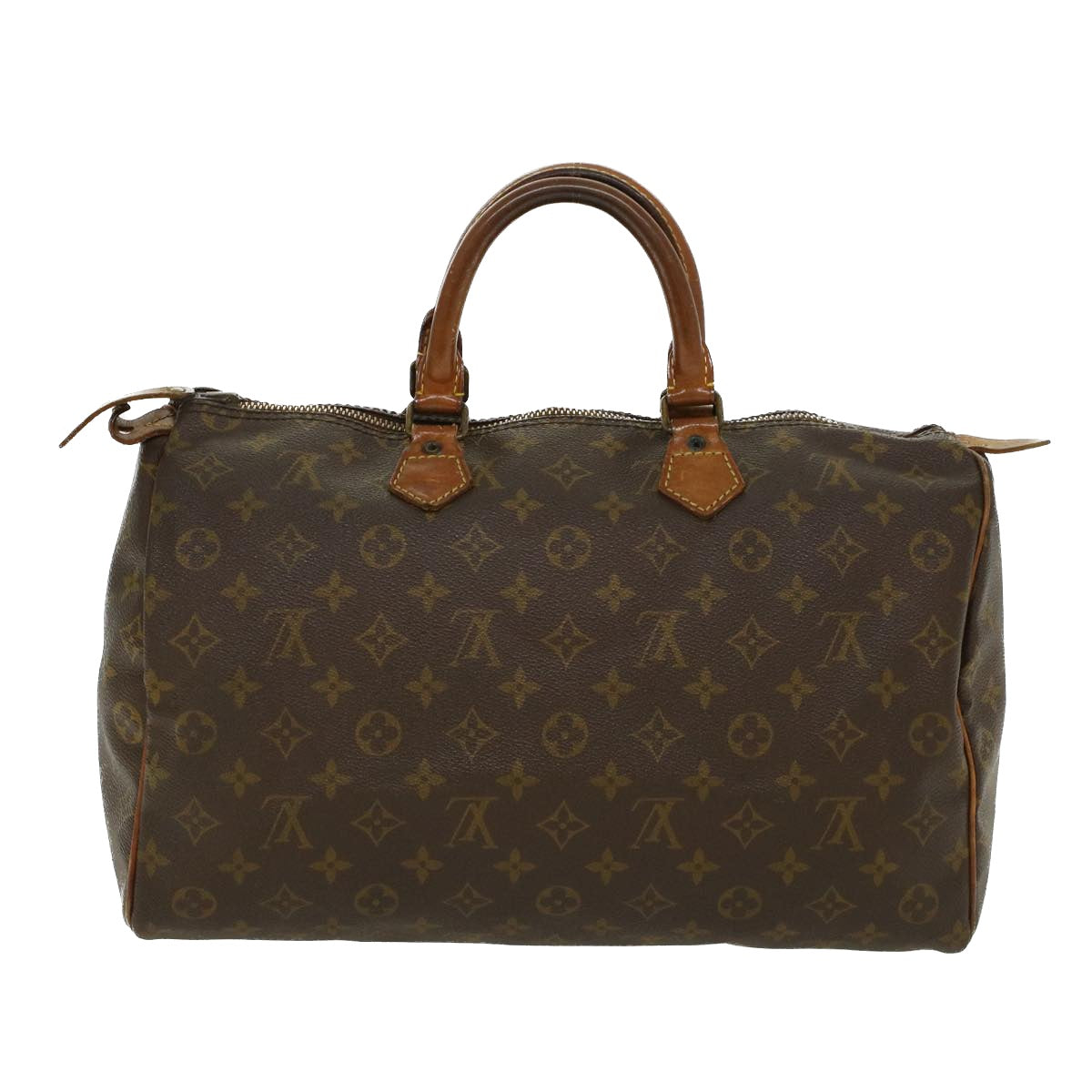 LOUIS VUITTON Monogram Speedy 35 Hand Bag M41524 LV 42000