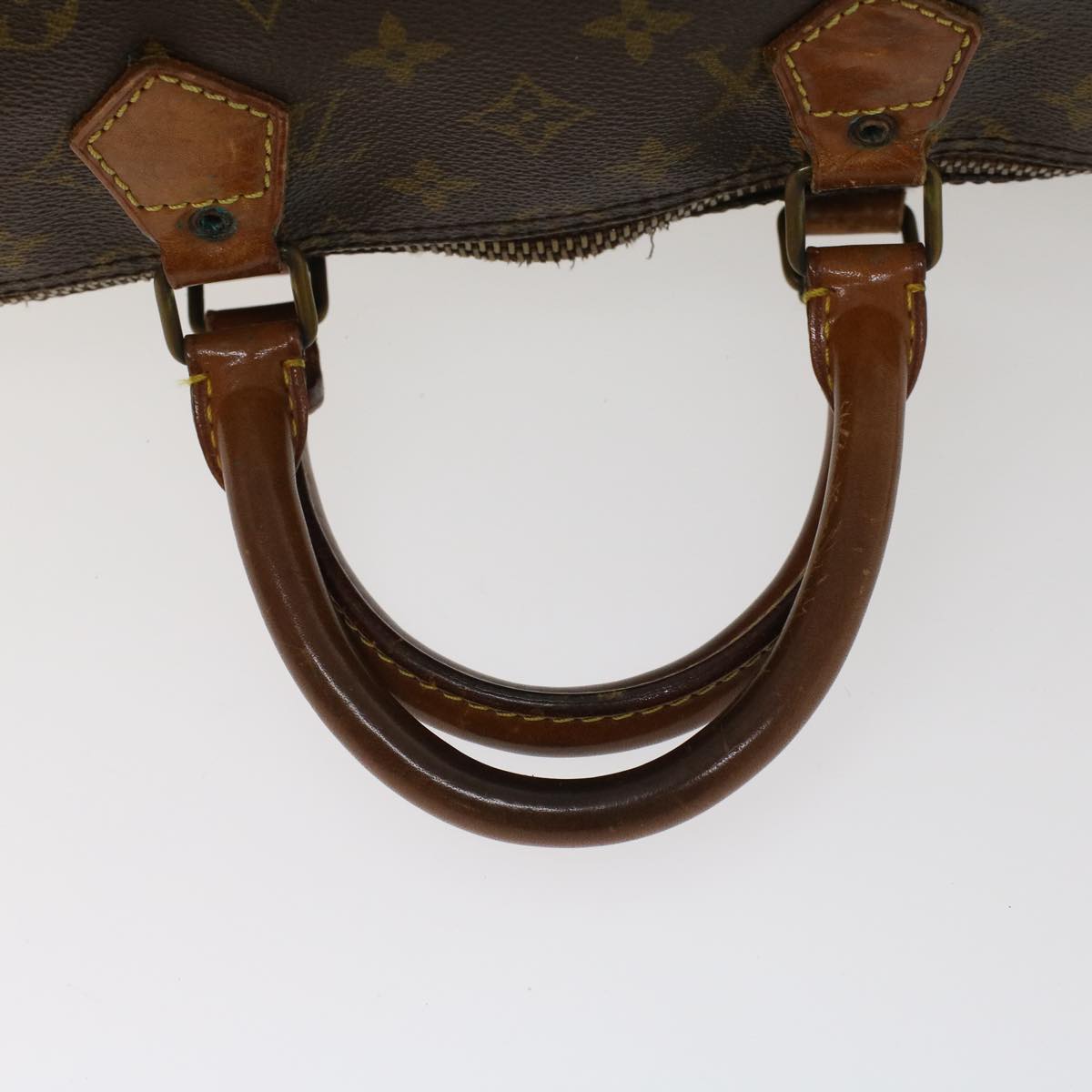 LOUIS VUITTON Monogram Speedy 35 Hand Bag M41524 LV 42000