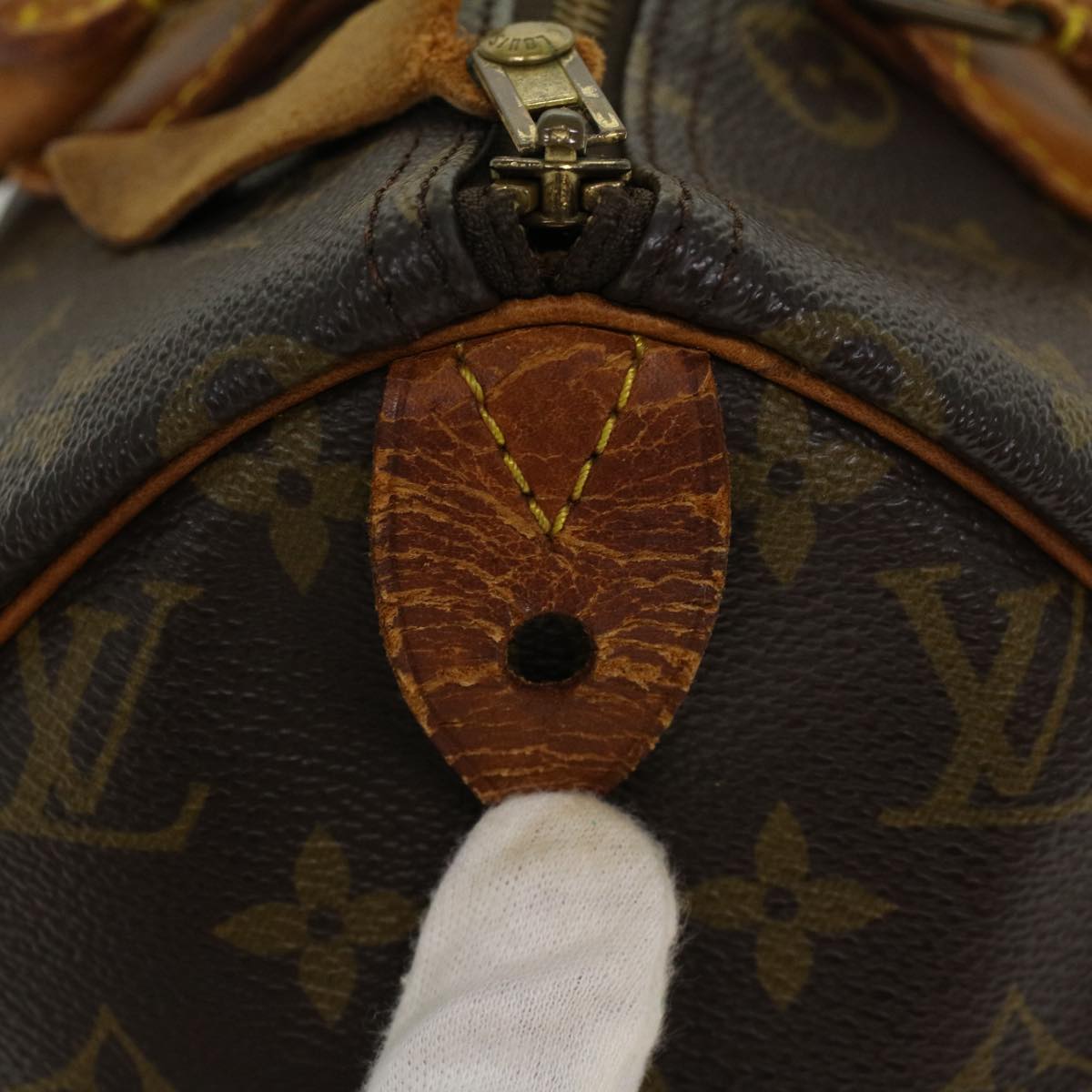 LOUIS VUITTON Monogram Speedy 30 Hand Bag M41526 LV 42082