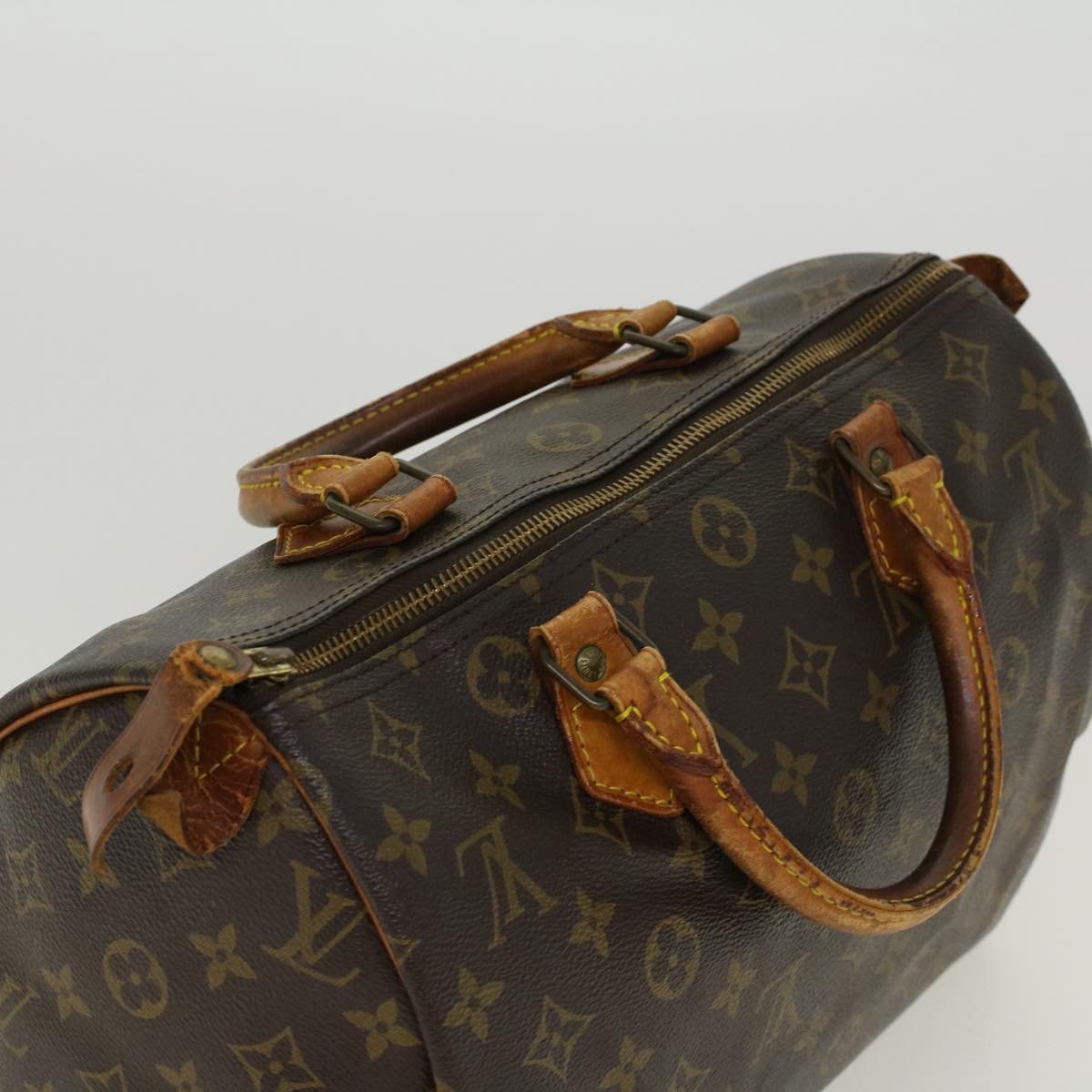 LOUIS VUITTON Monogram Speedy 30 Hand Bag M41526 LV 42082