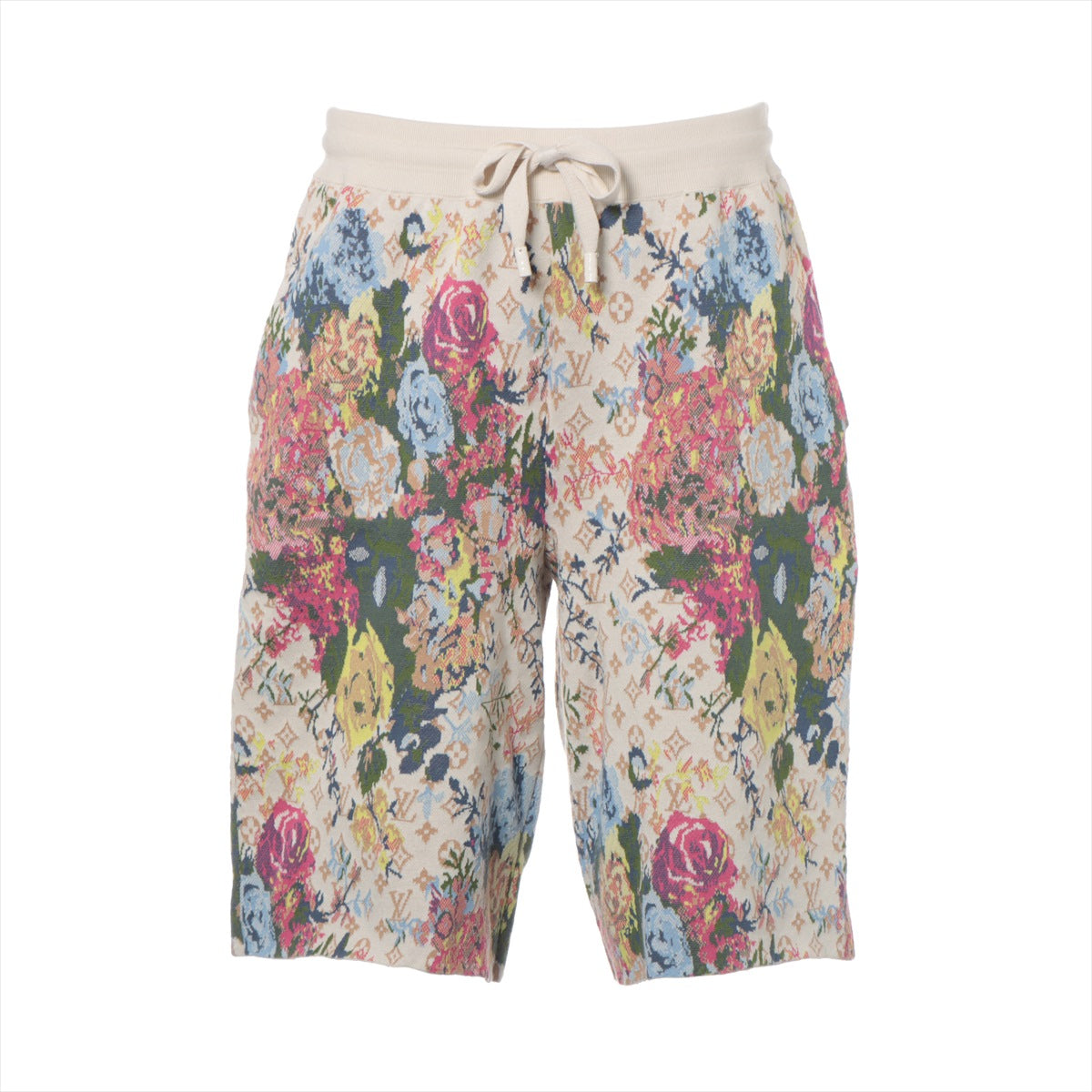 Louis Vuitton 22AW Cotton Shoes L  Multicolor Floral  s Shorts RM222