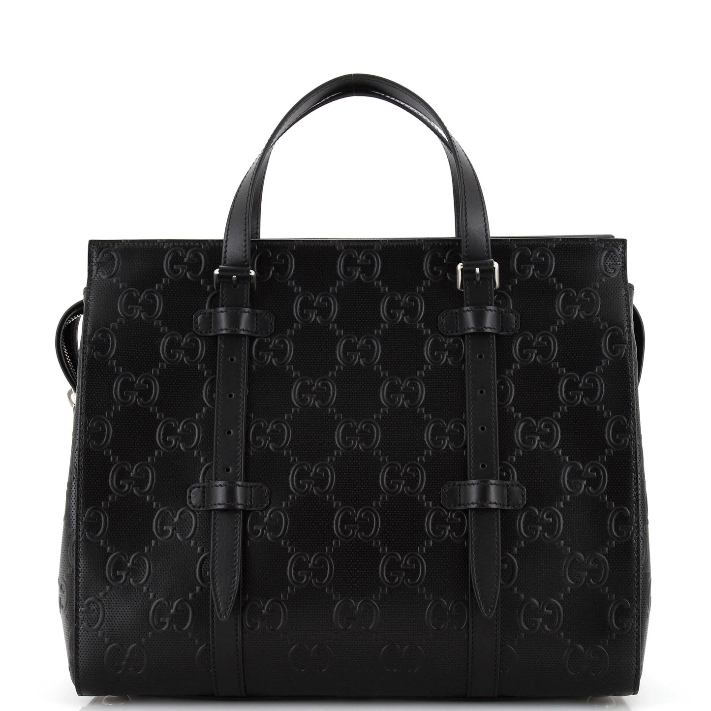 Luxury Gucci Trending 2025 Tote Bag GG Embossed Perforated Leather