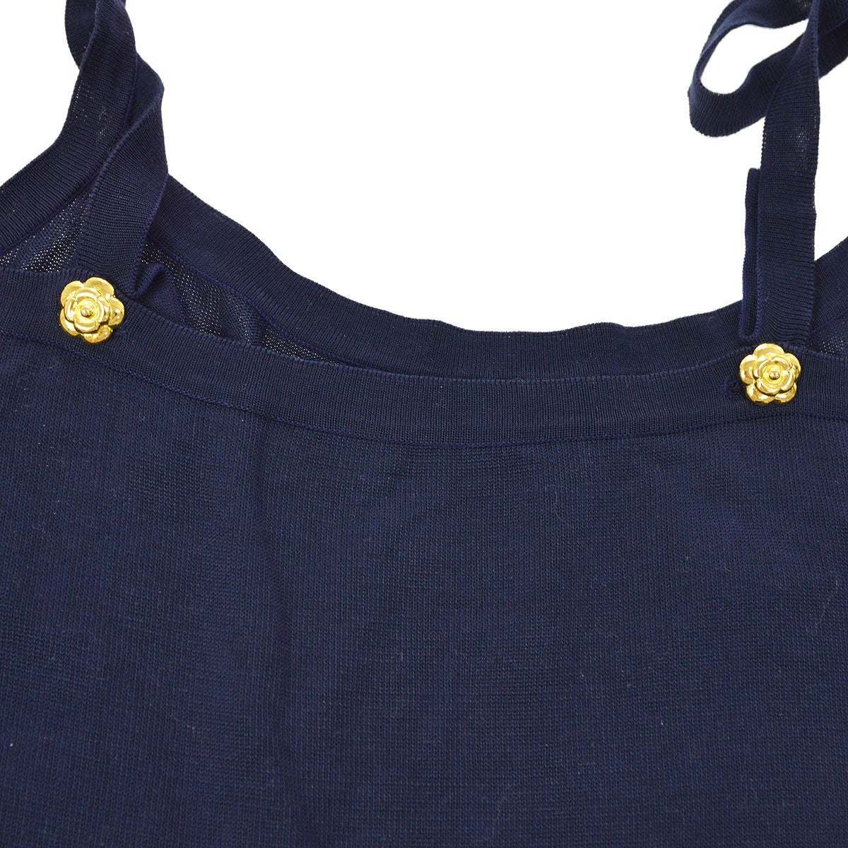 Luxury Chanel open back knee-length dress #42