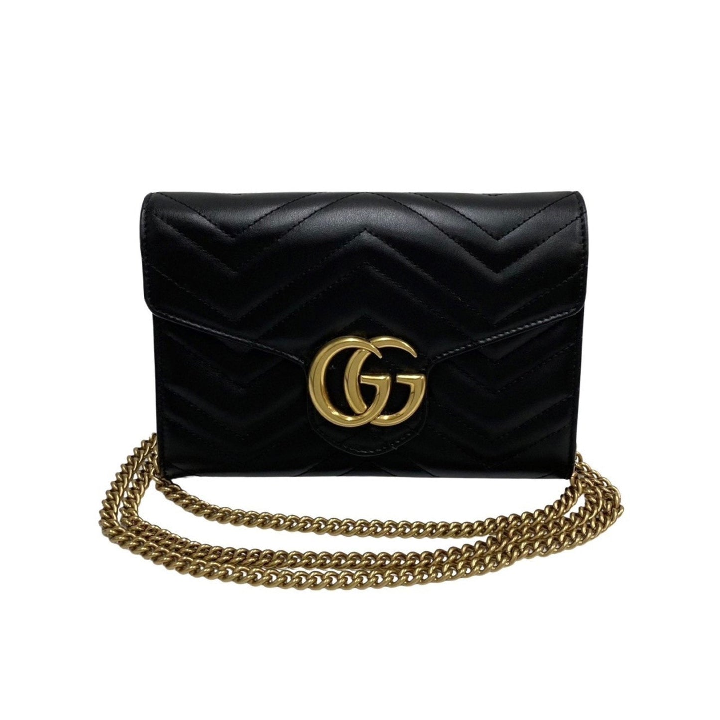 Luxury Gucci Trending 2025 Gg Marmont  Leather Wallet  ()