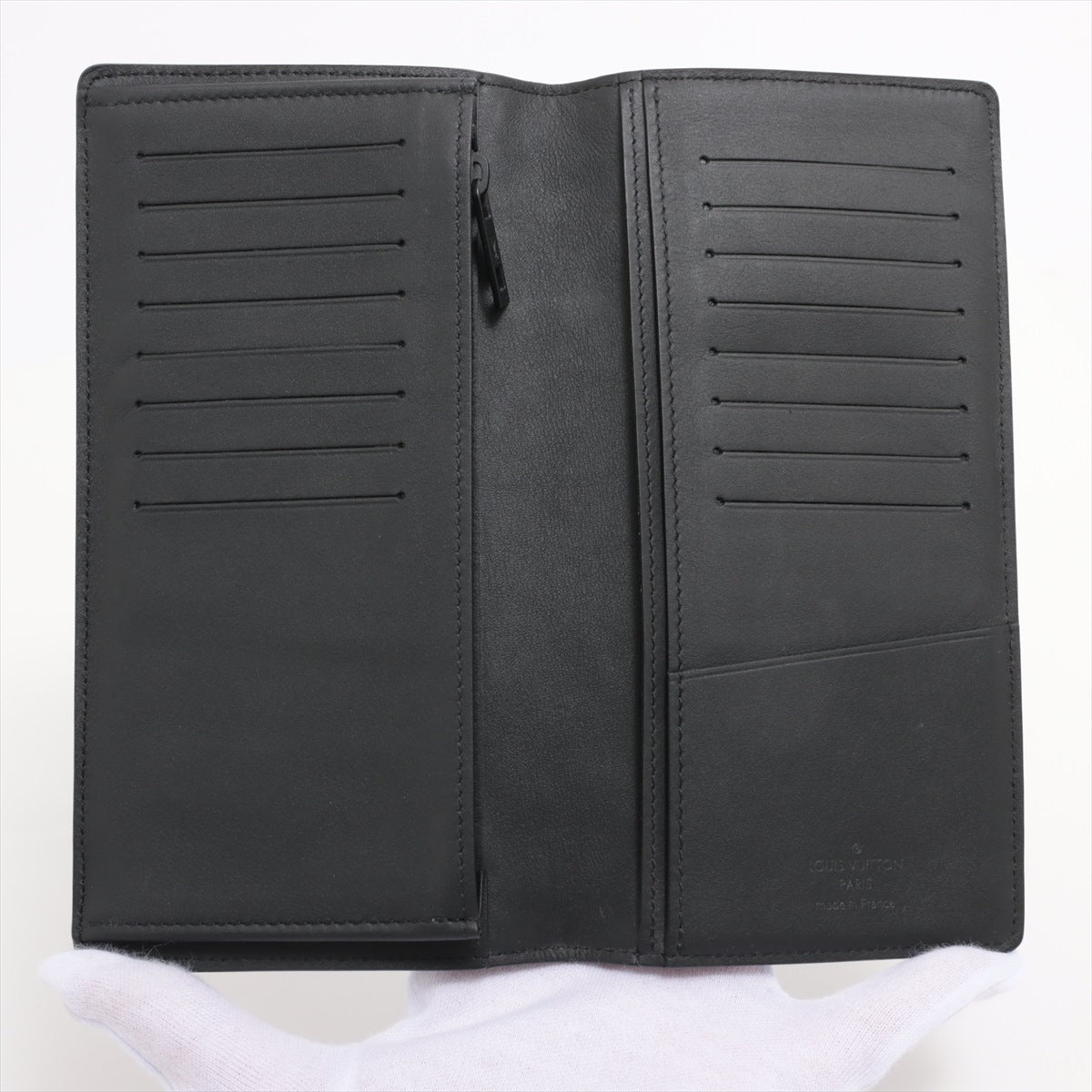 Louis Vuitton LV Aerogram Portefolio Braza M69980 Black Long   Wallet
