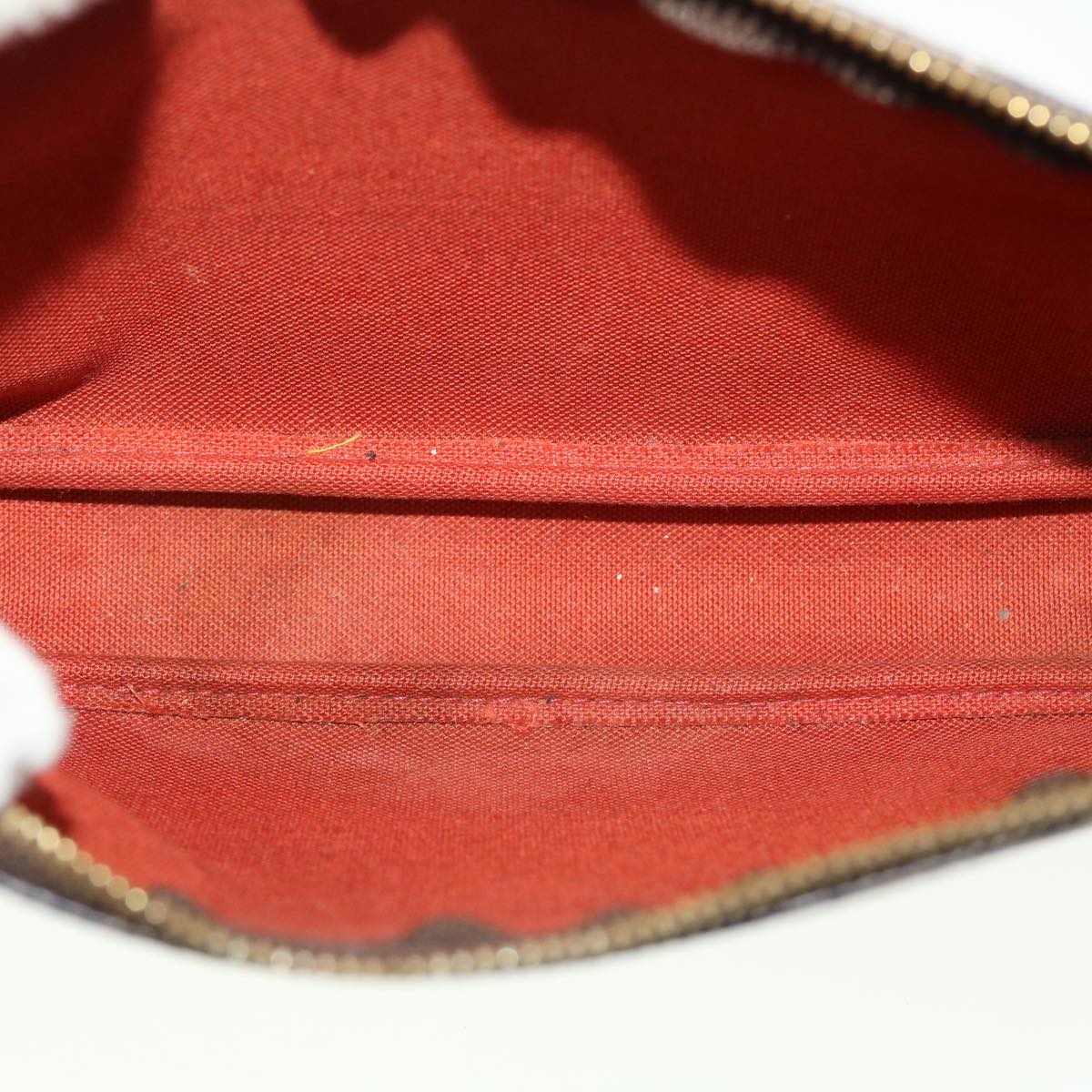 LOUIS VUITTON Damier Ebene Pochette Accessoires Pouch N41206 LV 42572