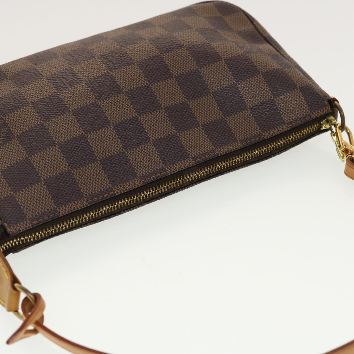 LOUIS VUITTON Damier Ebene Pochette Accessoires Pouch N41206 LV 42572