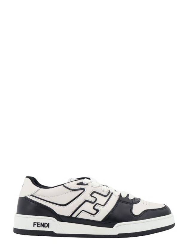 Luxury Fendi Match Low Top Sneakers Black