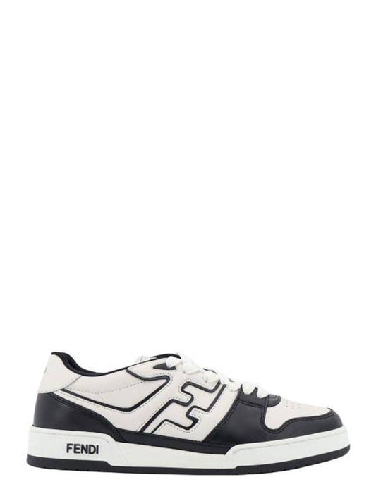 Luxury Fendi Match Low Top Sneakers Black