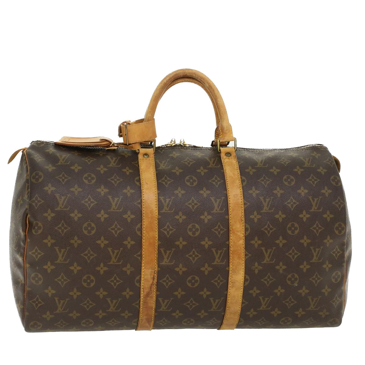 LOUIS VUITTON Monogram Keepall 50 Boston Bag M41426 LV 42613