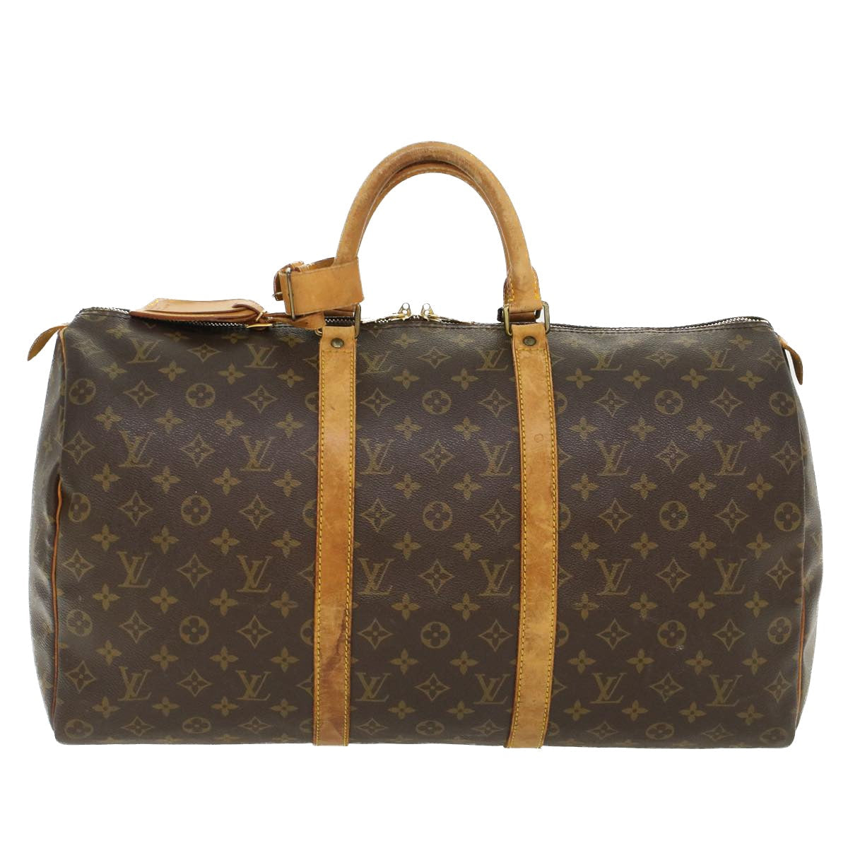LOUIS VUITTON Monogram Keepall 50 Boston Bag M41426 LV 42613