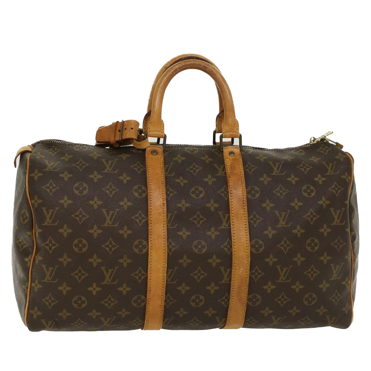 LOUIS VUITTON Monogram Keepall 45 Boston Bag M41428 LV 42615