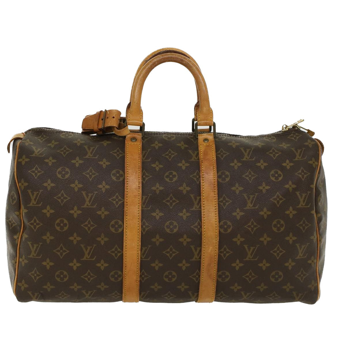 LOUIS VUITTON Monogram Keepall 45 Boston Bag M41428 LV 42615