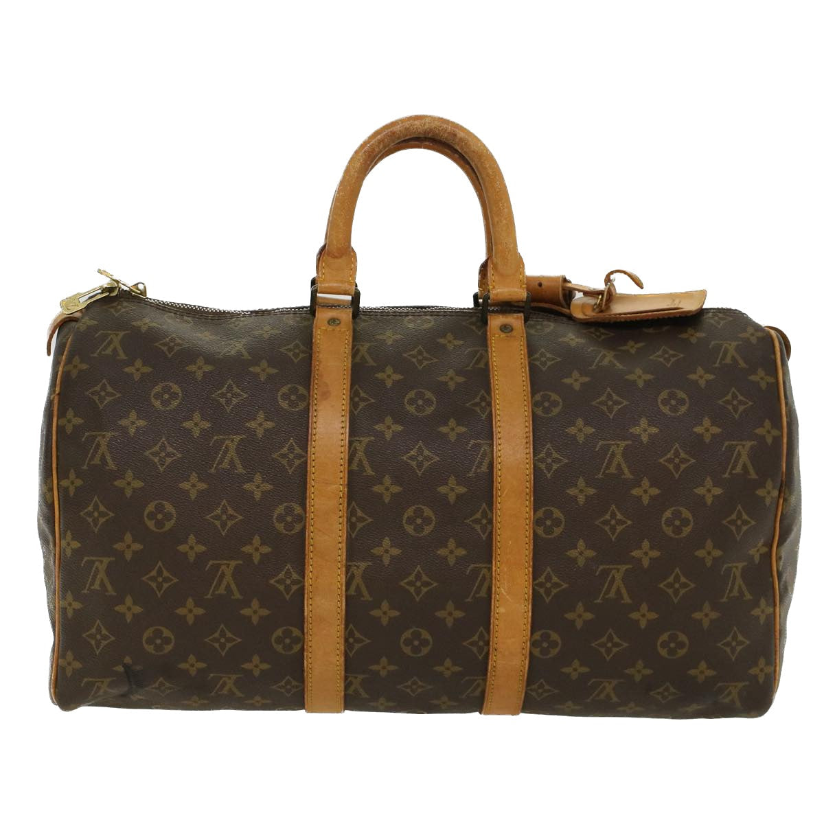 LOUIS VUITTON Monogram Keepall 45 Boston Bag M41428 LV 42615