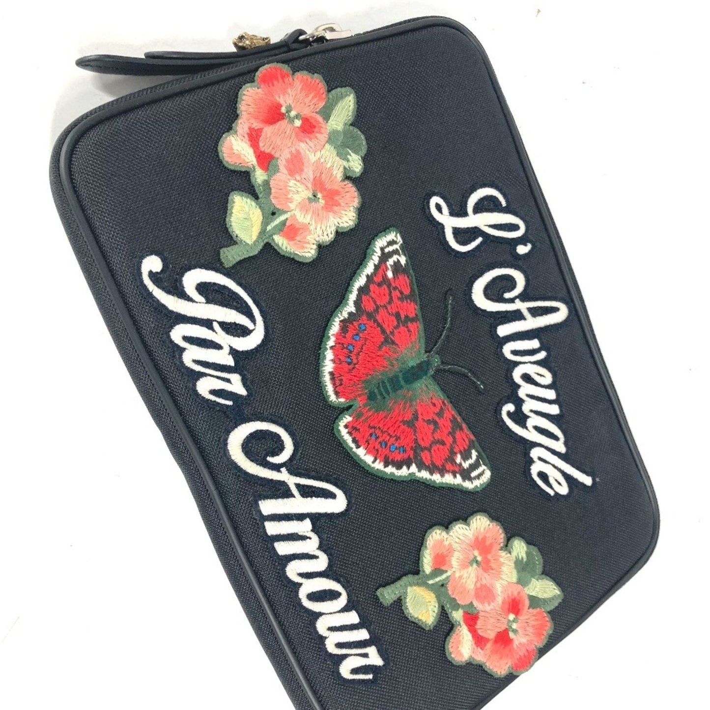Gucci   Nylon Clutch Bag Pouch