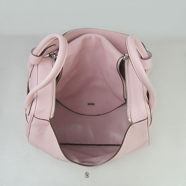 Luxury Hermes Lindy 34cm handbag 6208 pink