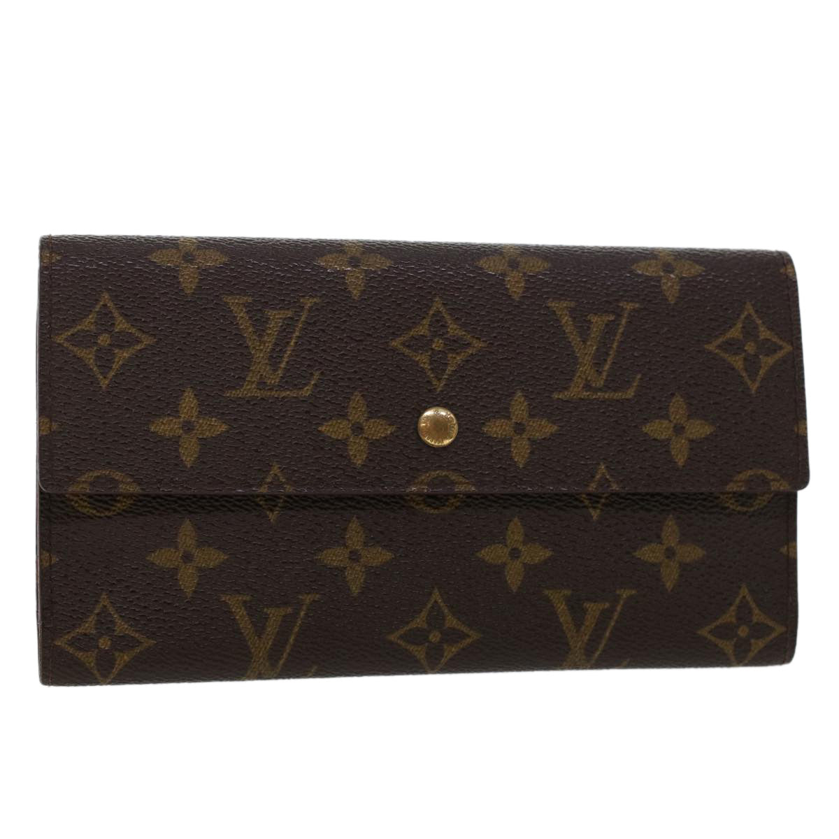 LOUIS VUITTON Monogram Portefeuille International Long Wallet M61217 42753