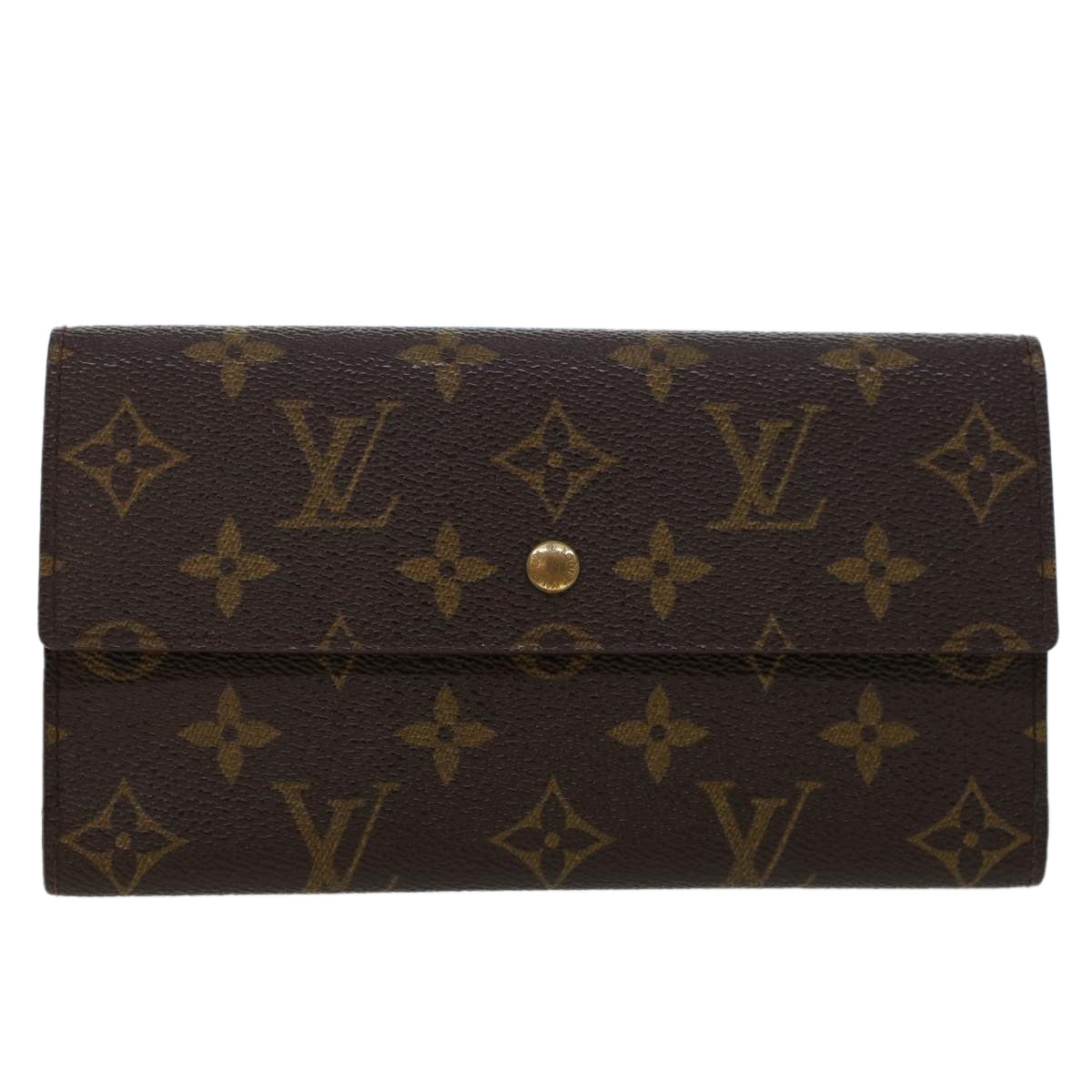 LOUIS VUITTON Monogram Portefeuille International Long Wallet M61217 42753