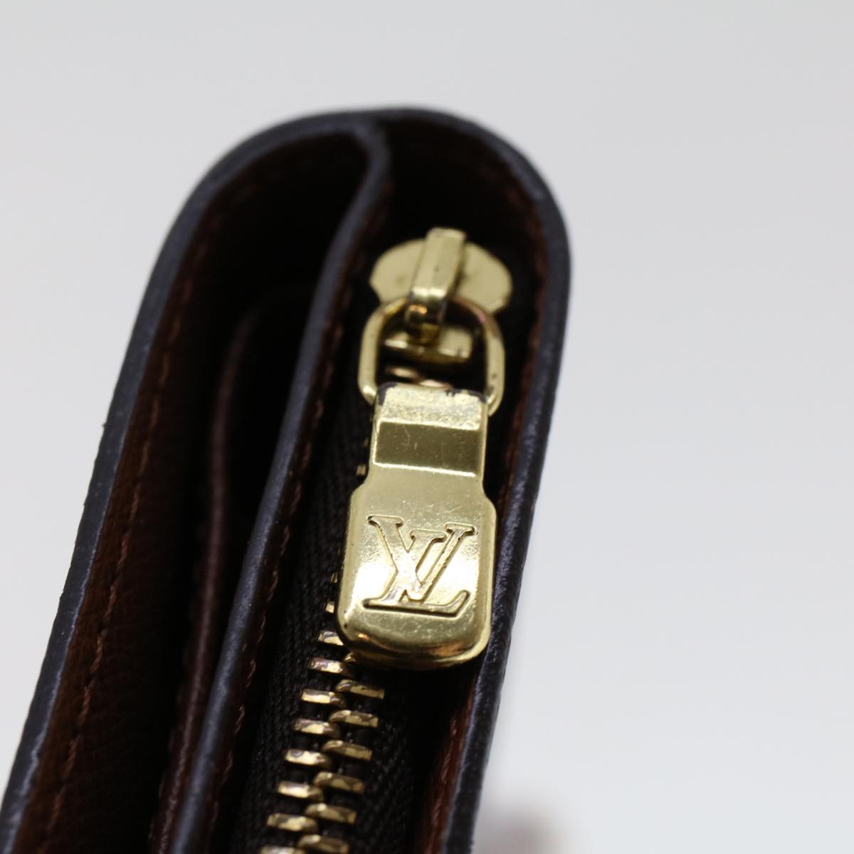 LOUIS VUITTON Monogram Compact Zip Wallet M61667 LV 42798