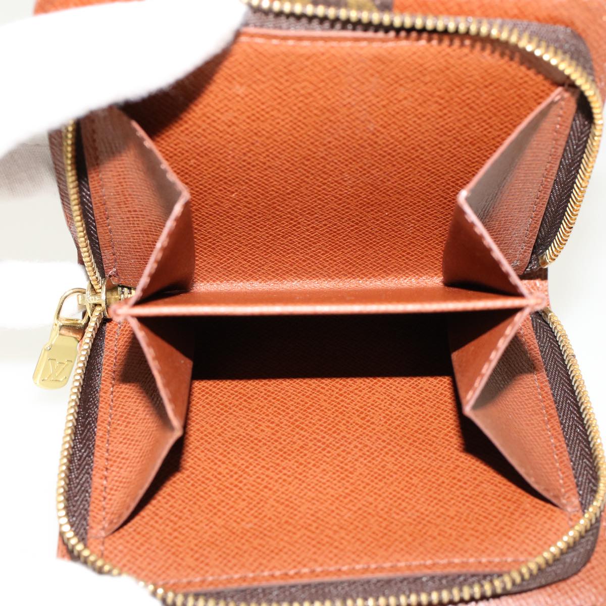 LOUIS VUITTON Monogram Compact Zip Wallet M61667 LV 42798