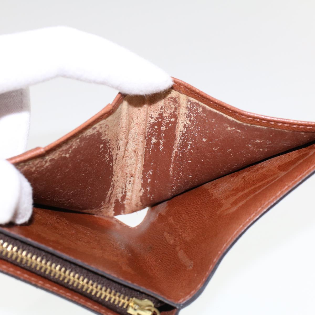 LOUIS VUITTON Monogram Compact Zip Wallet M61667 LV 42798