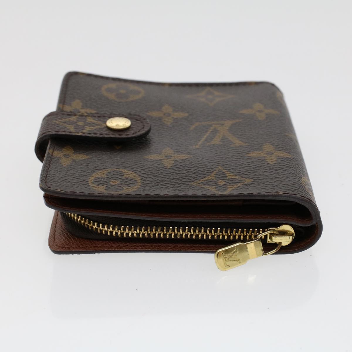 LOUIS VUITTON Monogram Compact Zip Wallet M61667 LV 42798