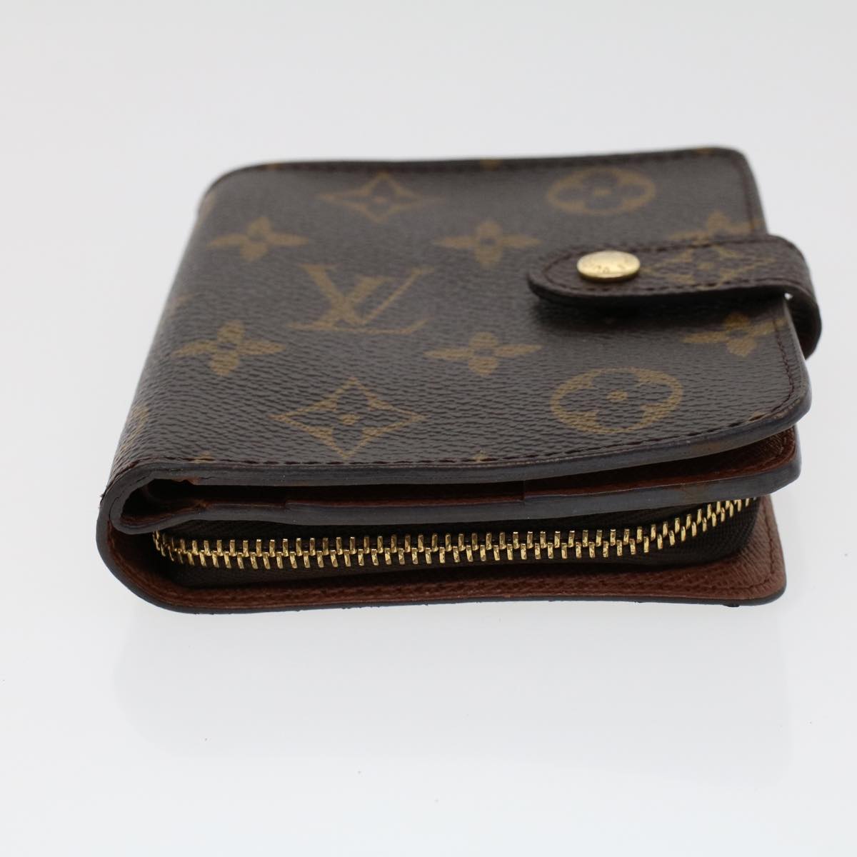 LOUIS VUITTON Monogram Compact Zip Wallet M61667 LV 42798