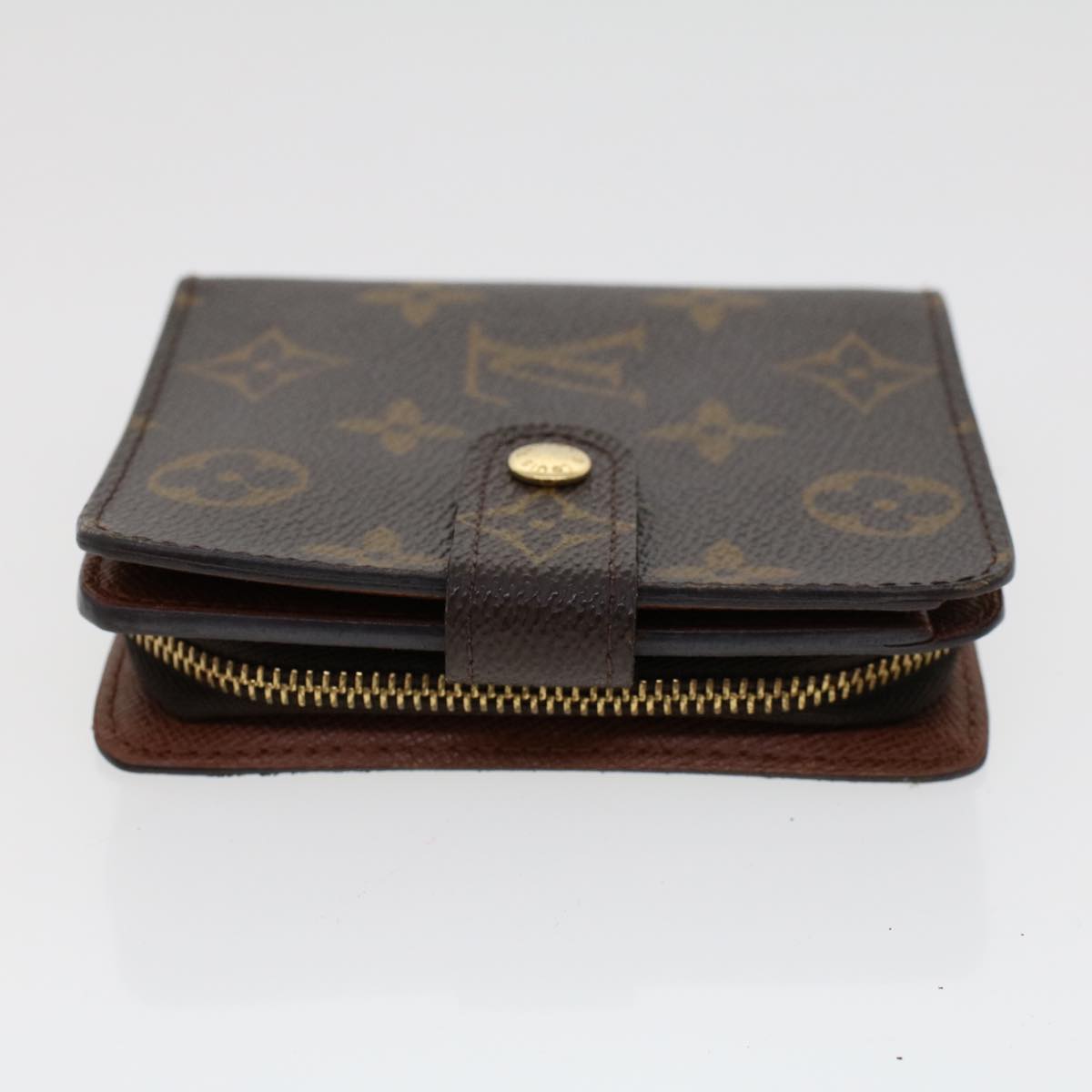 LOUIS VUITTON Monogram Compact Zip Wallet M61667 LV 42798