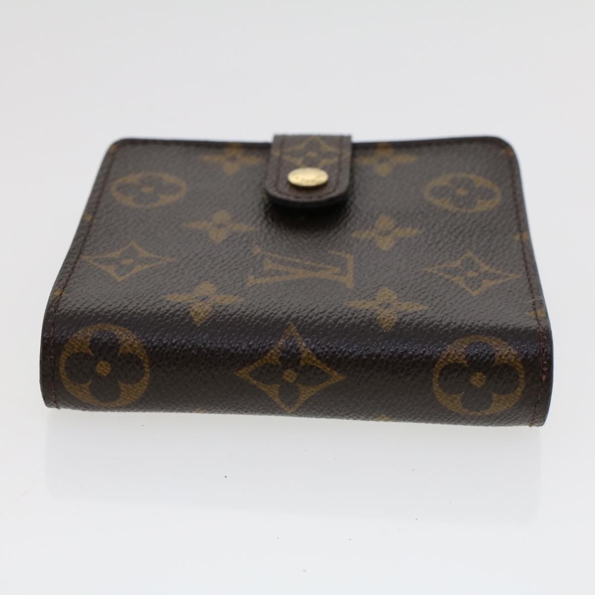LOUIS VUITTON Monogram Compact Zip Wallet M61667 LV 42798
