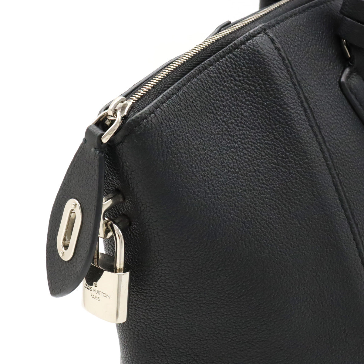 LOUIS VUITTON Louis Vuitton Parnass Locket PM Tote Bag Vokashimil Leather Noneir Shoulder Strap Parts M50028