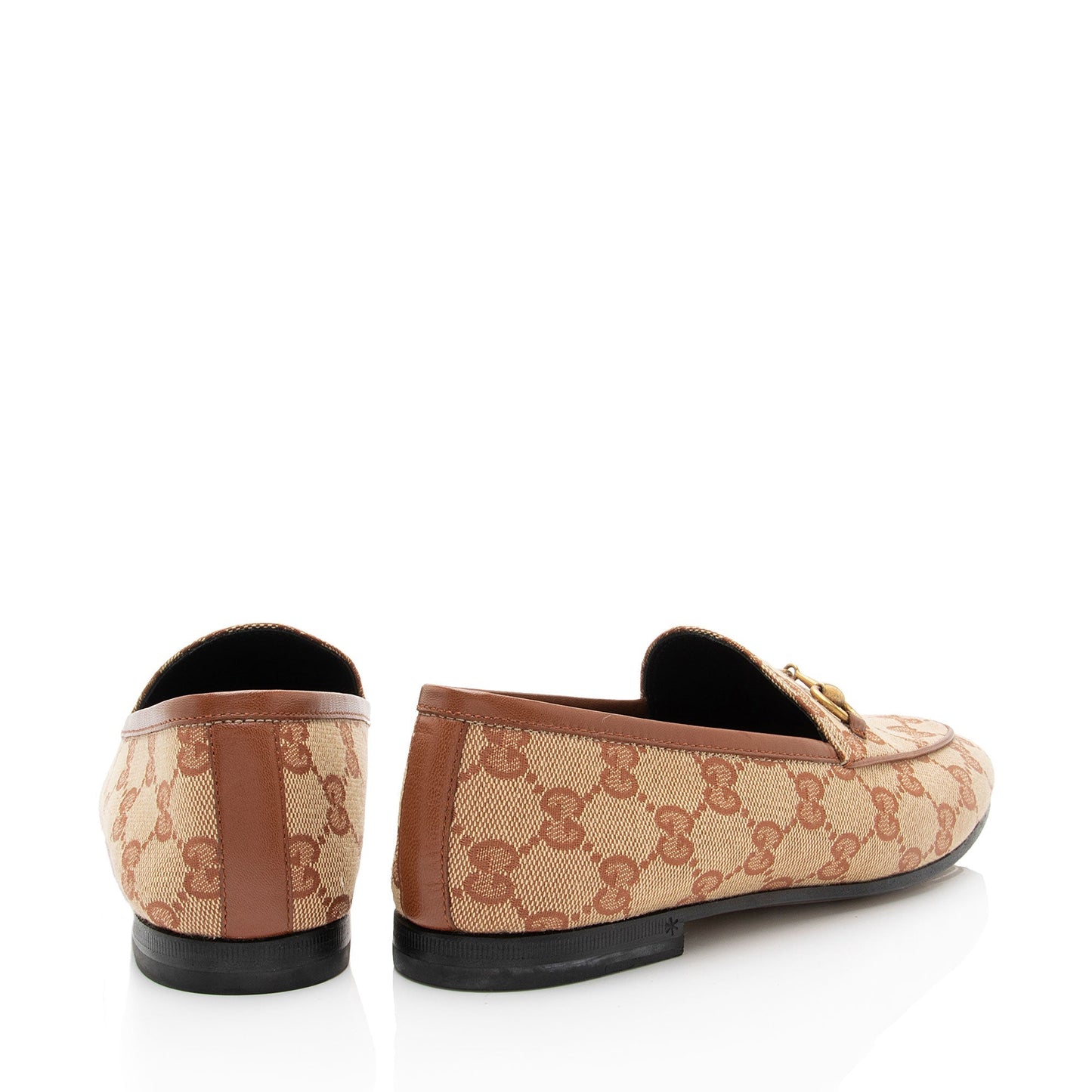 Gucci GG Canvas Horsebit Jordaan Loafers