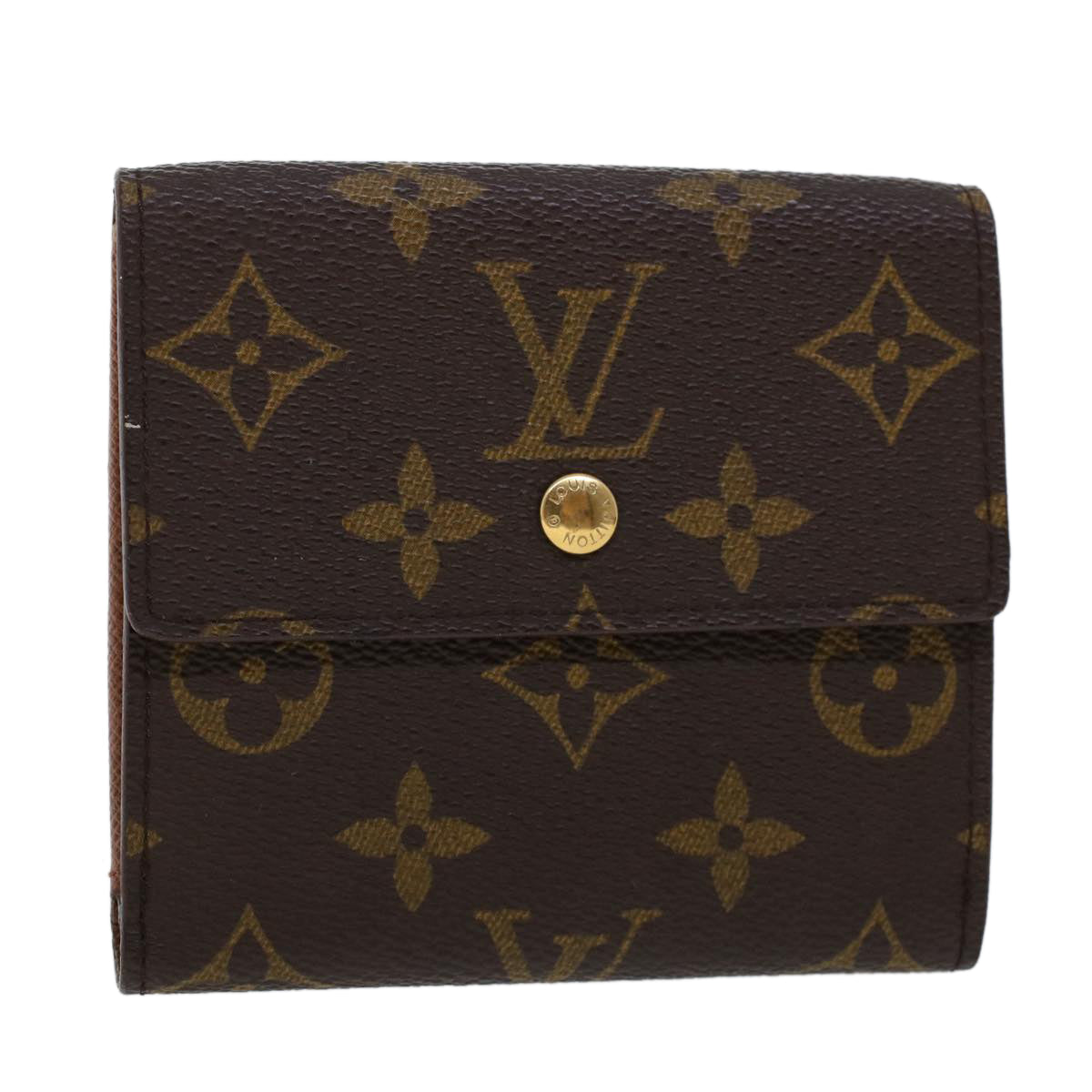 LOUIS VUITTON Monogram Portefeuille Elise Wallet M61654 LV 42815