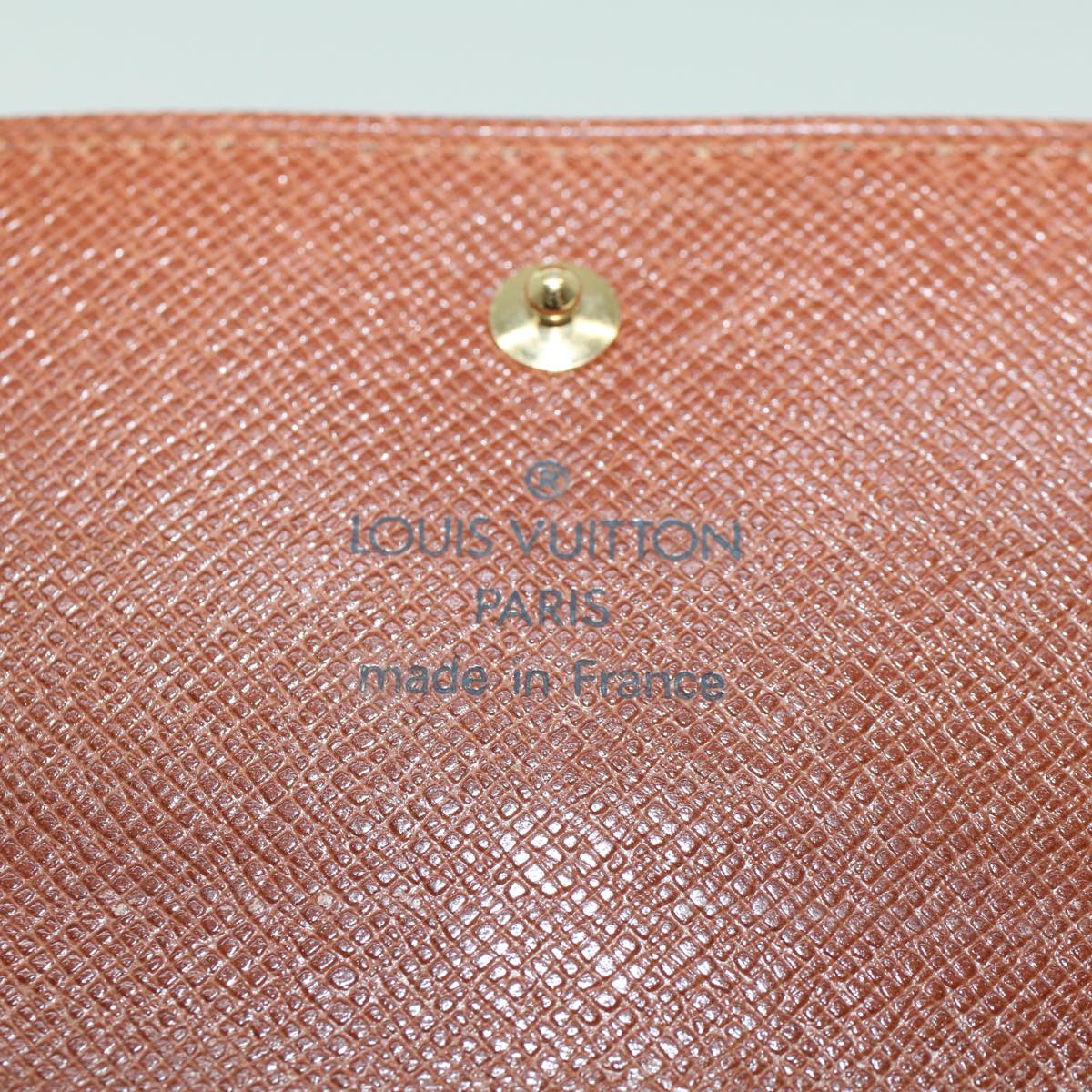 LOUIS VUITTON Monogram Portefeuille Elise Wallet M61654 LV 42815