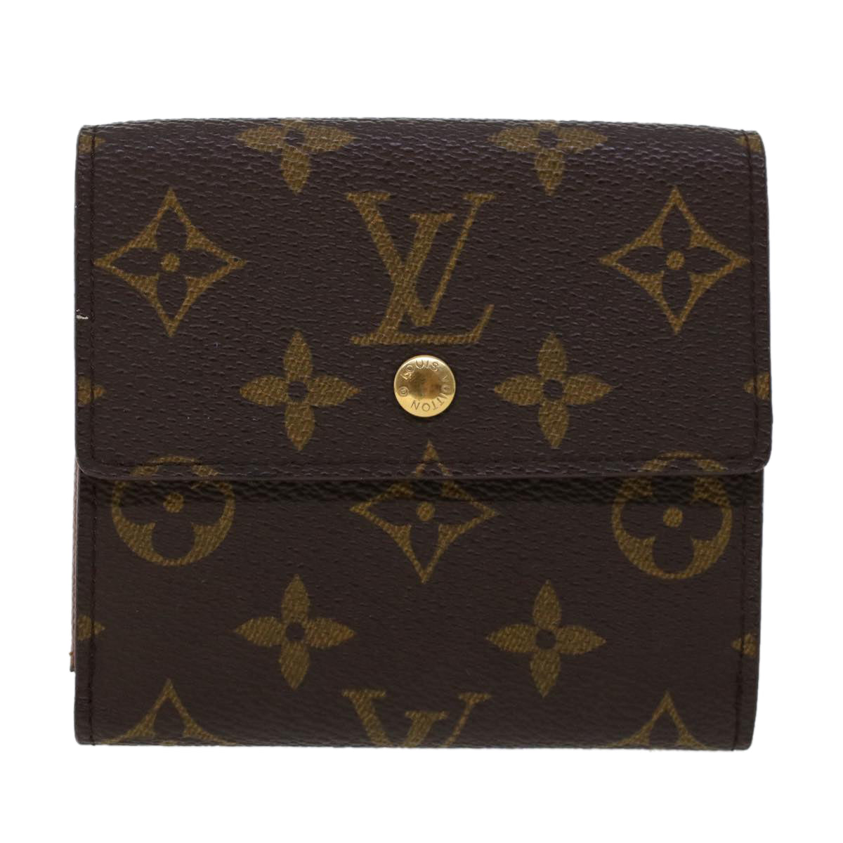 LOUIS VUITTON Monogram Portefeuille Elise Wallet M61654 LV 42815
