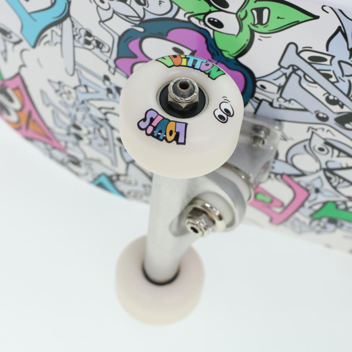 LOUIS VUITTON Monogram Comics Skateboard Maple Wood Steel GI0884 LV 42822S