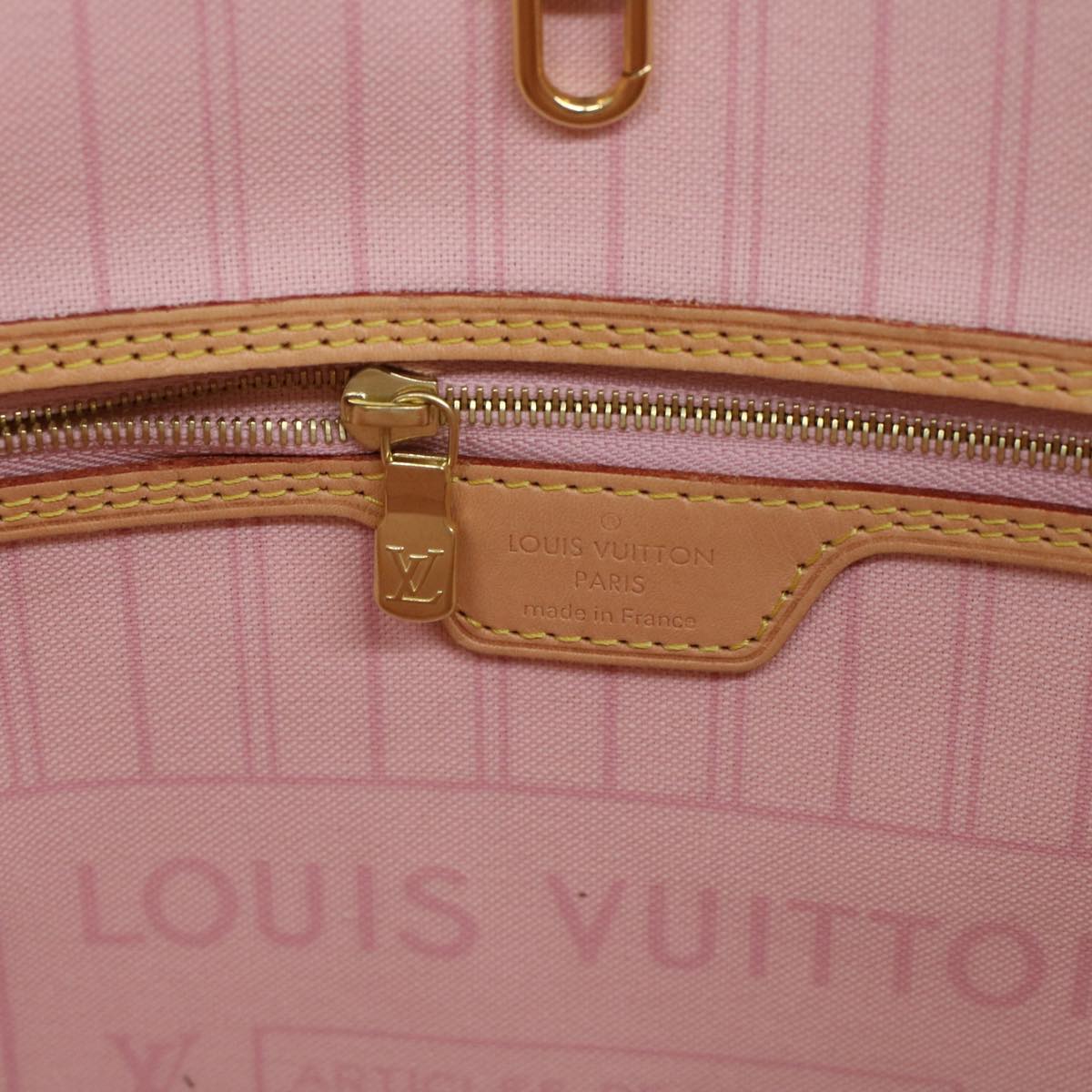 LOUIS VUITTON Damier Azur Neverfull MM Tote Bag N41605 LV 42824