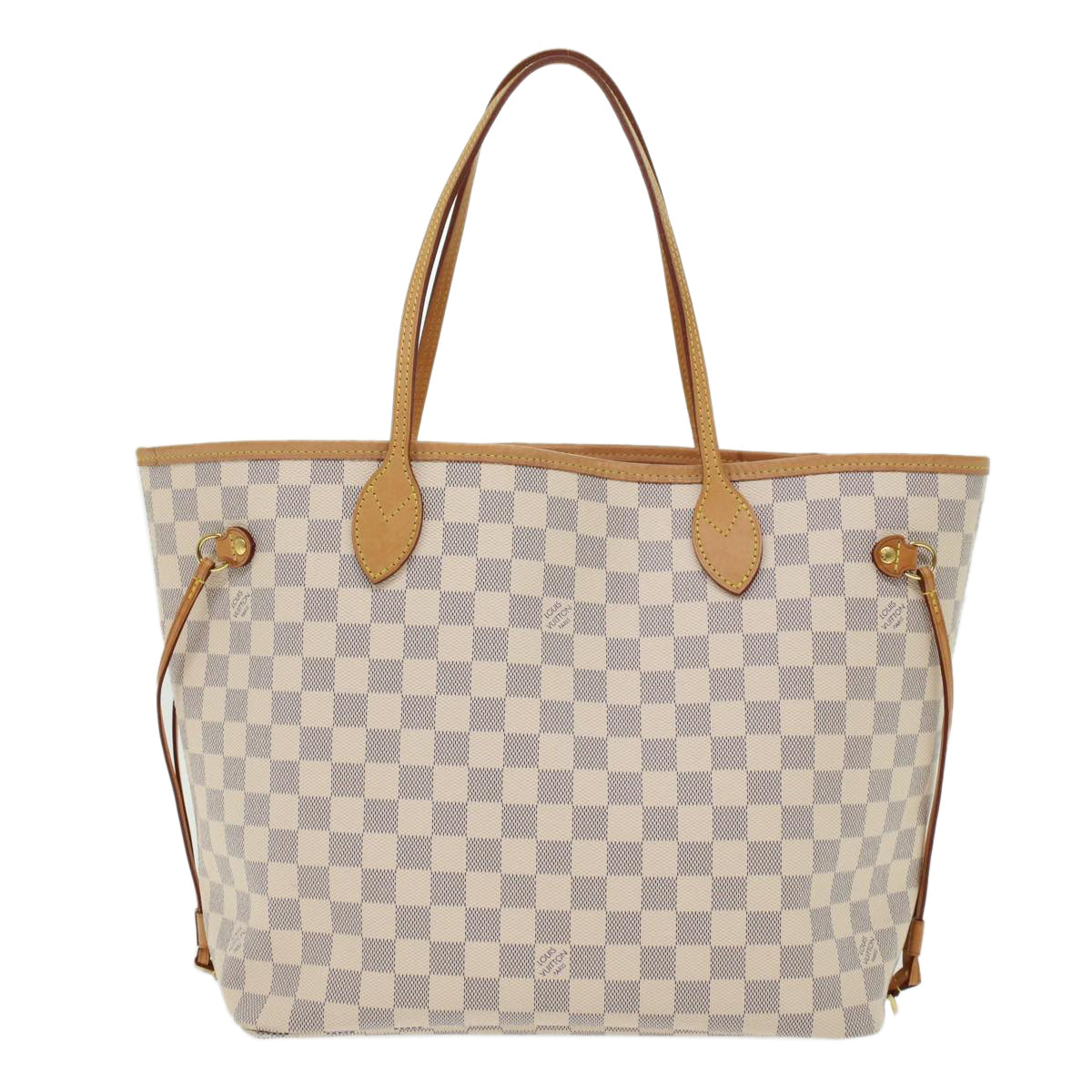 LOUIS VUITTON Damier Azur Neverfull MM Tote Bag N41605 LV 42824