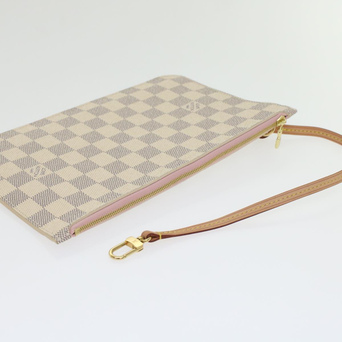 LOUIS VUITTON Damier Azur Neverfull MM Tote Bag N41605 LV 42824
