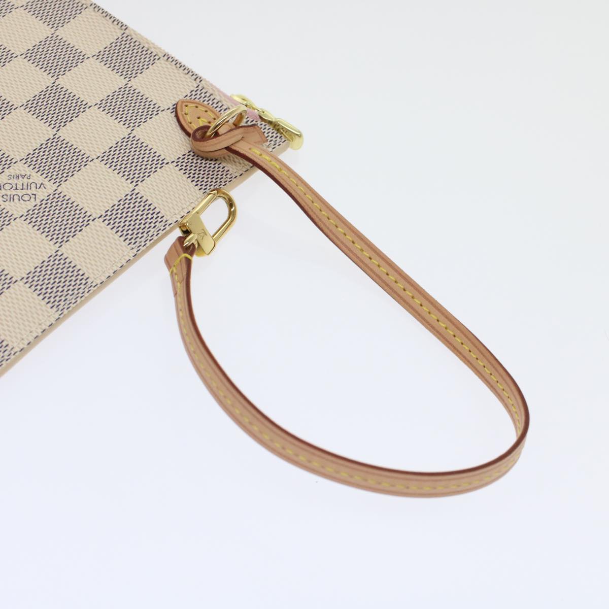 LOUIS VUITTON Damier Azur Neverfull MM Tote Bag N41605 LV 42824