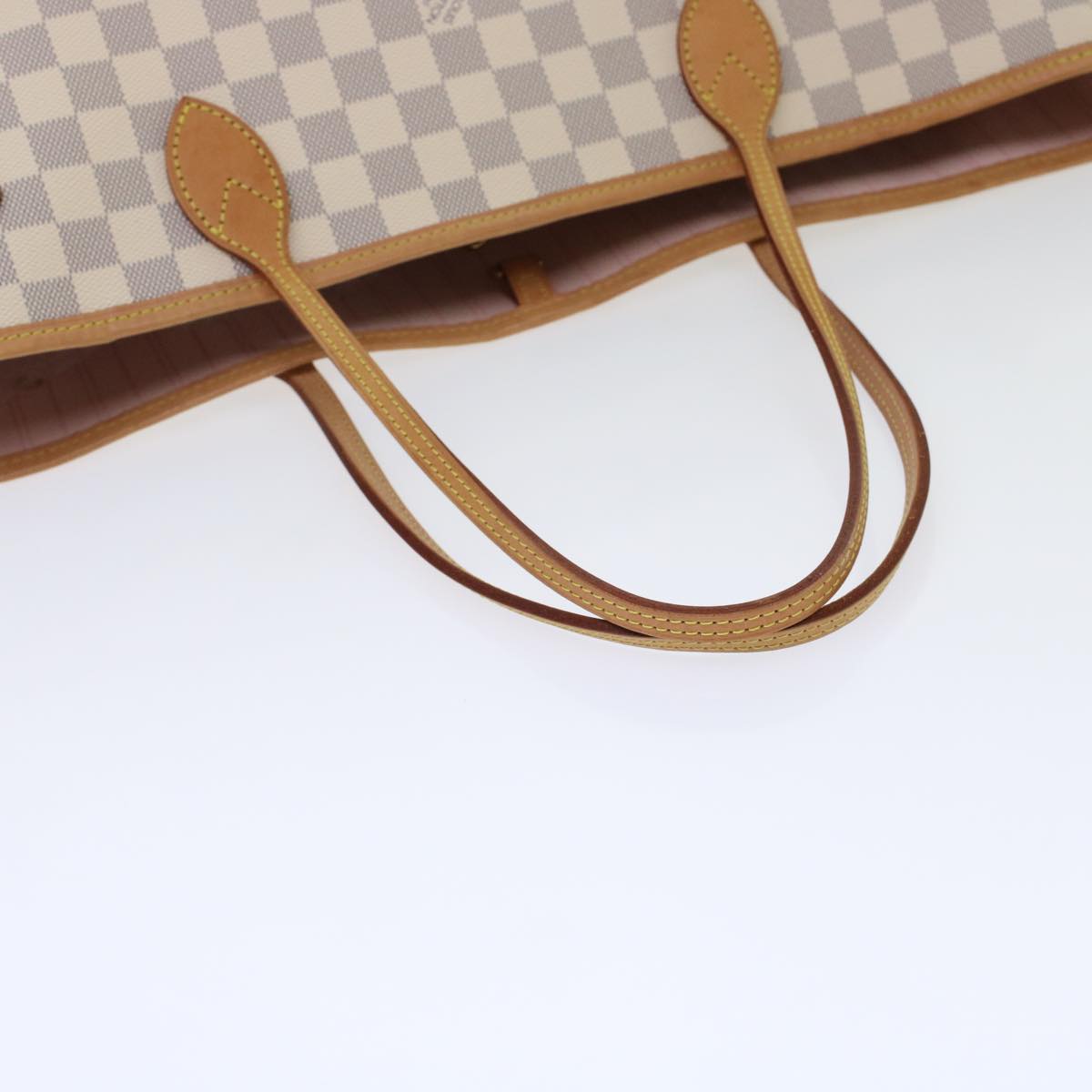 LOUIS VUITTON Damier Azur Neverfull MM Tote Bag N41605 LV 42824