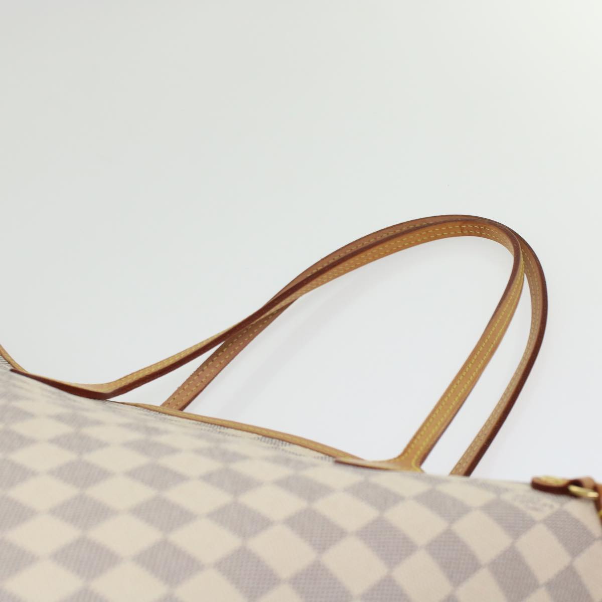 LOUIS VUITTON Damier Azur Neverfull MM Tote Bag N41605 LV 42824